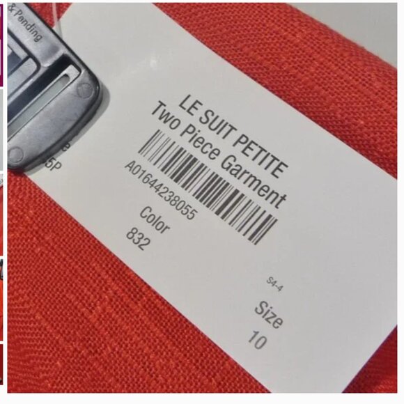 LE SUIT SIZE 10 PETITE SKIRT AND BLAZER SET - Picture 5 of 11